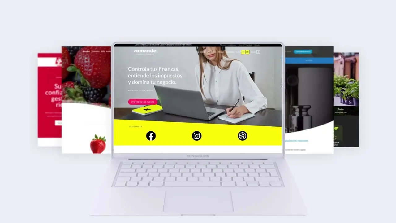 Video sobre desarrollo web y marketing digital de Diginova